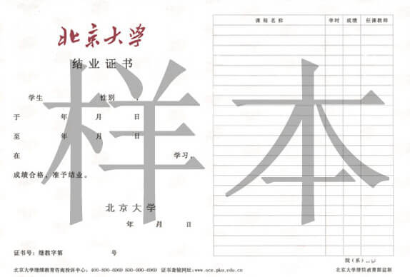 結業證書